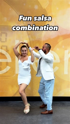 11K views · 1K reactions | Easy and fun salsa combination by @alejandrosol_salsa_academy and @inna_worldproject ! Try to repeat!!! Follow for more salsa tips Meet us in Los Angeles for group and private lessons. #salsatutorial #salsaladystyle #salsamania #salsaroutine #salsa #salsadancing #salsaromantica #salsamusic #salsafestival #salsasequence #salsaon1 | INNA | Facebook