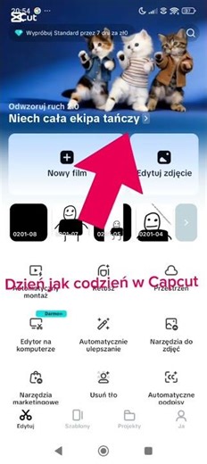Dzień jak codzień w Capcut