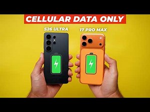 S26 Ultra vs iPhone 17 Pro Max – Which Lasts Longer on 5G?