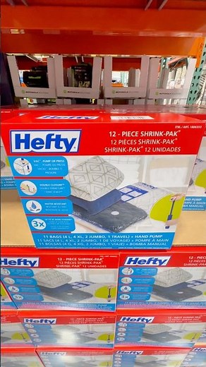 Costco Hefty Shrink Pack Combo ONLY $19.99! 🧳 Travel Space Saver Deal #costco #travelhacks