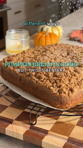 Pumpkin Coffee Cake 🎃