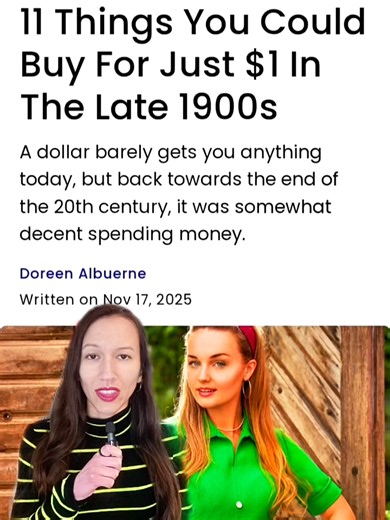 A dollar used to actually mean something. And the proof is genuinely kind of painful to look at. Back in the late 1900s, one single dollar could get you a gallon of gas, a movie ticket, a dozen eggs, a bottle of Coke, a hamburger from McDonald's, or a pound of ground beef. A full McDonald's meal with a burger, fries, and a drink cost just over a dollar. A Revlon lipstick was about a dollar. A bus ride across Chicago was ninety cents. Comic books were fifteen to thirty cents each, meaning you cou