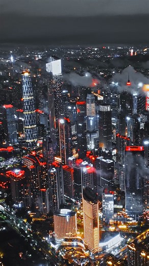 96K views · 6.5K reactions | The moment when the clouds and Guangzhou skyline meet each other! Guangzhou, China | LaLin Photography | Facebook