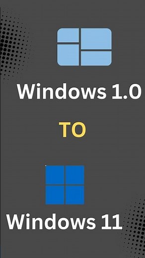 Microsoft Windows Version 1.0 to Windows 11 #windows #windows11