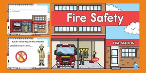 Fire Safety PowerPoint for K-2nd Grade