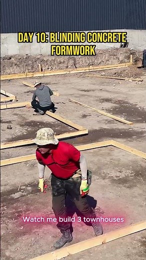 Day 10 Blinding Concrete Formwork #construction