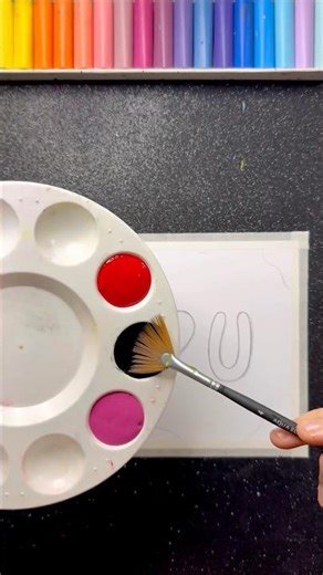 Such a Satisfying Art Idea with a Fan Brush! 😍✨🫶