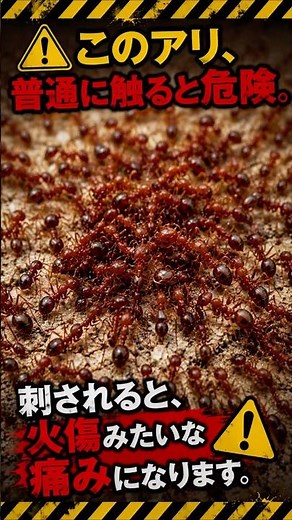 【日本でも発見】港のコンテナ周辺は要注意！もし猛毒アリに刺された時の正しい緊急対処法