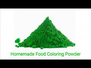 Homemade Food Coloring Powder