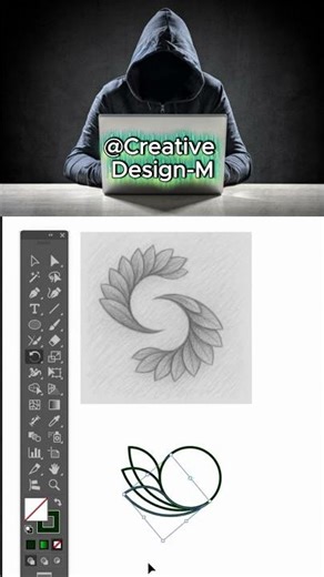 How to Make a Professional Leaf S Logo in Illustrator #LogoTutorial #AdobeIllustrator #Logomaker