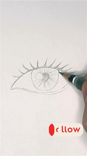 Einfach ein ausdrucksstarkes Auge zeichnen #zeichnenlernen