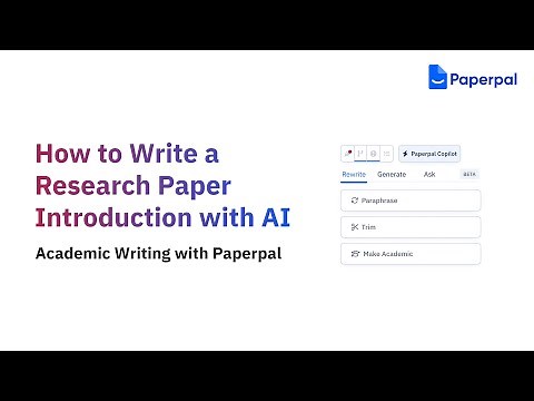 How to write a research paper introduction with AI (2/3) - Develop & Refine