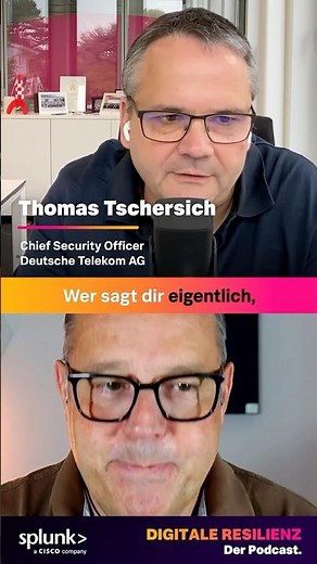 Können wir unseren Augen und Ohren noch trauen, Thomas Tschersich? | Splunk