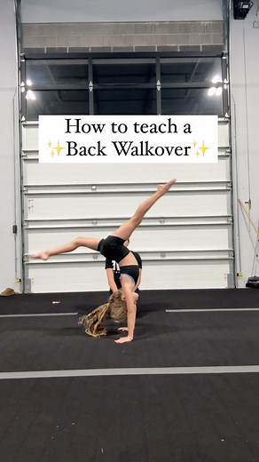Rosie on Instagram: "How to Teach a Back Walkover✨ • • • • • • • #tumbling #Gymnastics #Dancer #Dance #Gymnast #Tutorial #step #Acro #Acrobatics #TumblingTricks #Coach #Teacher #Teach #LearnWithMe #Tumble #Cheer #Cheerleader #Flips #Backflip #tumblingislife #coachrosie #backwalkover #walkover #backwalkovertutorial"