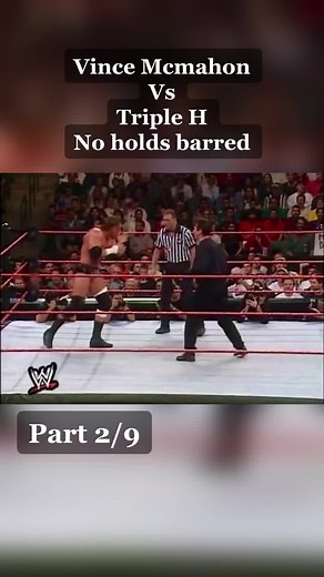 Vince McMahon Vs Triple H No Holds Barred Match