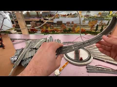 October N Scale Layout Update and #4 Turnouts