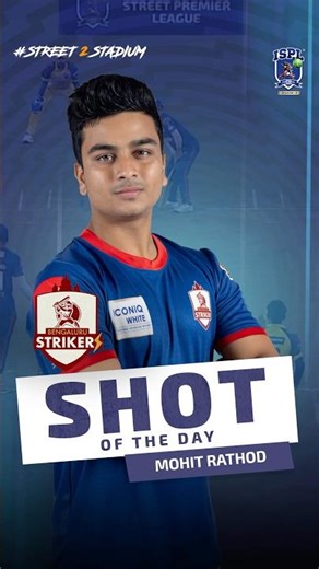 Bat flow, timing on point 💥Shot Of The Day by Mohit Rathod of Bengaluru Strikers