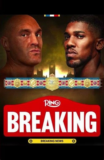❗️🥊 Joshua vs Fury: special gold title on the line