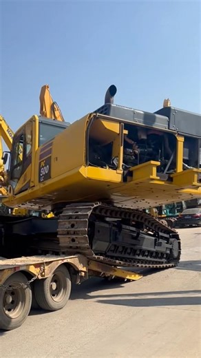 The 50-ton Komatsu PC500 is in place!📲https://wa.me/+8619542816805
