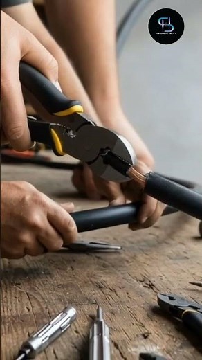 Simple Cable Cutting | Basic Electrical Work Step by Step #electronic #electricwire #electricalwork