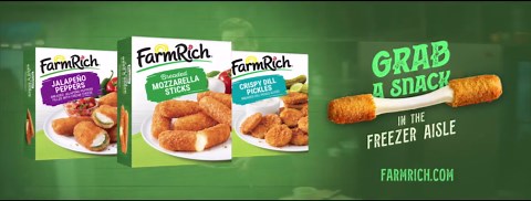 Farm Rich Breaded Wisconsin Cheddar Cheese Curds in a Crispy Coating, Regular, 15 oz (Frozen)