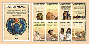 Ancient Egypt Fun Facts Posters