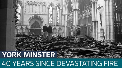 Remembering the York Minster fire 40 years on - Latest From ITV News