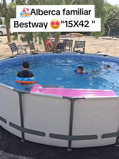 Bestway Steel Pro MAX Round Above Ground Swimming Pool Outdoor #pool #poolday #poolparty #alberca #summer
