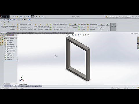 Solidworks - Eolienne à axe vertical Cadre solide