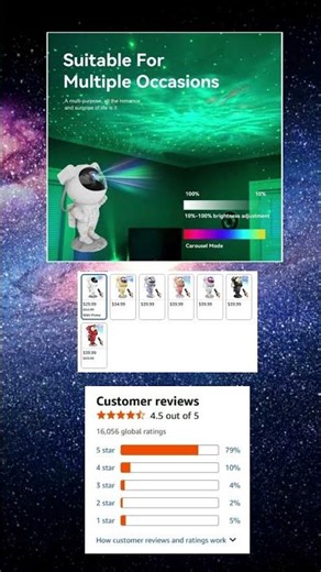 Star Projector Galaxy For Live Streamers, or for a good nights sleep #gaming