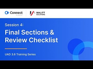 UAD 3.6 Training Session 4: Final Sections | Connect by ValueLink x Walitt Solutions