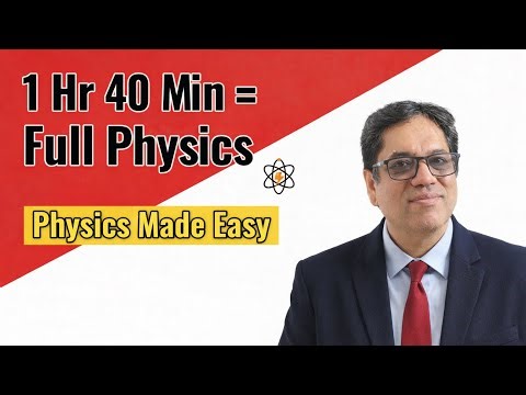 CBSE Class 12 Physics FULL REVISION in 1 Hr 40 Min, All Chapters Explained Clearly, Board Exam 2025