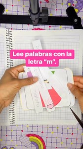 Lee palabras con la letra “m”. #lectoescriturainfantil #EnseñaALeer #lectoescritura | Miss Cuadernillos