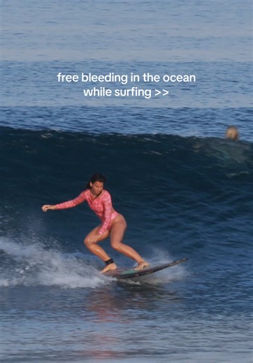 Free Bleeding in the Ocean While Surfing: A Unique Experience