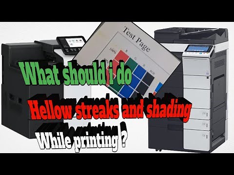 How to Fix Yellow Streaks and Shading on Konica Minolta Printers