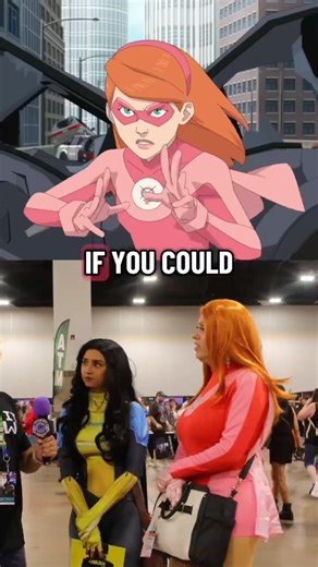 What food would YOU try?😋 #shorts #invincible #atomeve #cosplay