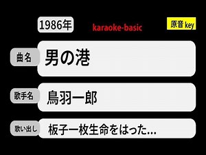 カラオケ， 男の港， 鳥羽一郎