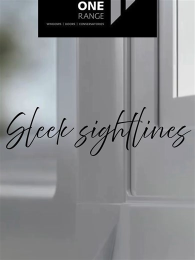 Slim, modern sightlines make every space feel bigger, brighter and cleaner - the aesthetic upgrade everyone notices. #upvcwindowanddoor #homeupgradeuk #energyefficient #formulaonerange