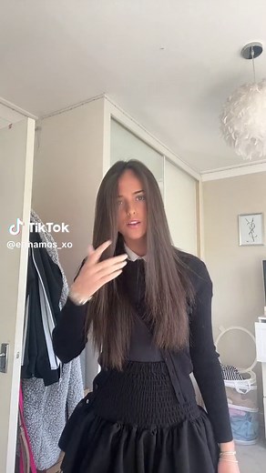 Short School Dress Challenge Instagram Selfie