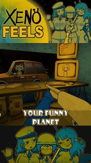 Man, this planet sure has some scary aliens 😔 - Xenofeels
