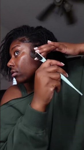 How To Lay Edges | Best Edge Control For 4C Hair | Natural Hairstyles