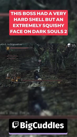 Yeah… this Dark Souls 2 boss definitely looked way tougher than it actually was 😅. Big body, hard shell, super intimidating at first, so I went in expecting to get punished like usual. Turns out the real weakness was the face, because once I started landing hits there, the health bar absolutely melted. This clip is my first time fighting this boss in Dark Souls 2, just figuring things out as I go. No guides, no prep — just dodging, spacing, and seeing what works. It’s one of those Soulslike fig