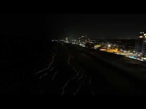 The City of Surfside at Night, Myrtle Beach, South Carolina - August 2024