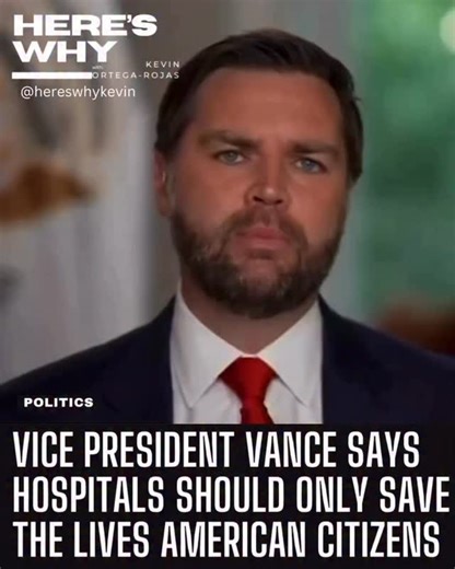 #JDVance says the federal government has cut off funding for emergency healthcare used by undocumented immigrants, arguing those resources should go to American citizens instead. He claims taxpayers are footing the bill for hospital services that, in his words, “go to illegal aliens.” Here’s what’s missing: under federal law, hospitals are required to provide emergency care to anyone who needs it, regardless of immigration status. That’s been the rule since 1986. Cutting off reimbursement doesn’