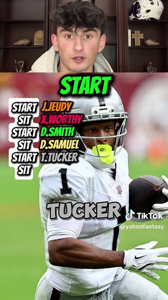 Start/sit these WRs this week 🤝 #fantasyfootball #nfl | fantasy football