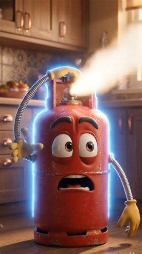 funny Gas cylinder ai shorts video trending 🔥 #cartoon #aivideo #shorts