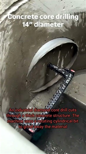 How This Heavy Machine Cuts Through Solid Concrete