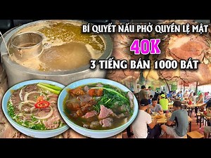 Vietnam Street Food | The Most Crowded and Delicious Pho Restaurant in Vietnam