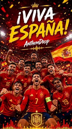VIVA ESPAÑA! 🇪🇸🔥 | Nuevo himno de fútbol – AnthemDrop