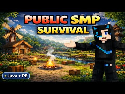 Best Public Survival SMP - 24/7⏰ – For Java & PE Players🎮 | #minecraft